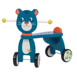 Porteur bebe en bois et en metal Animaux et voitures